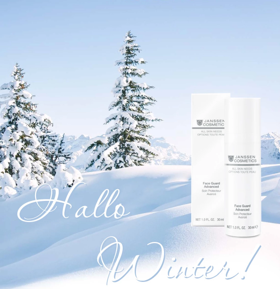 Hallo Winter mit Face Guard Advanced by Janssen Cosmetics