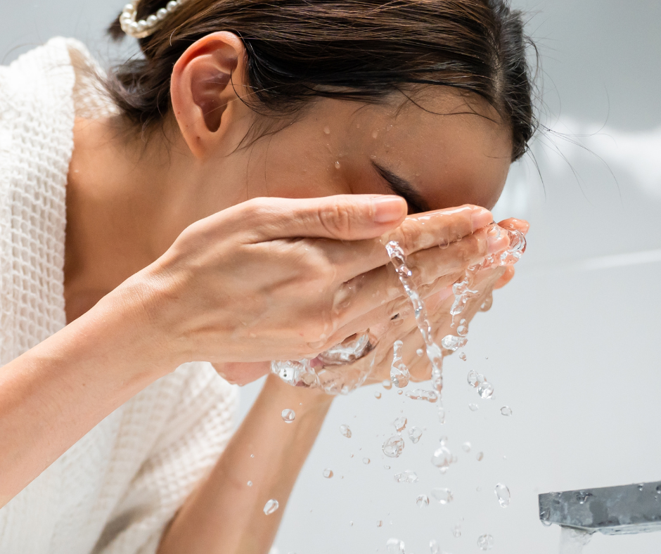 Coup de frais avec de l’eau froide