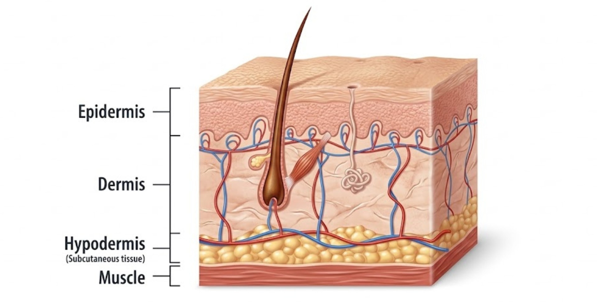 Effect of peptides in the skin